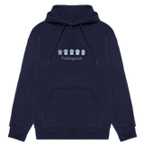 Sudadera Equipaciones Históricas Malaguistas - Azul Marino - Pachanga Club