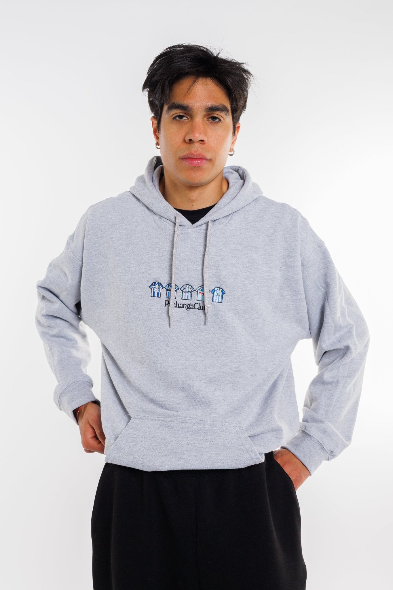 Sudadera Equipaciones Históricas Malaguistas - Gris - Pachanga Club