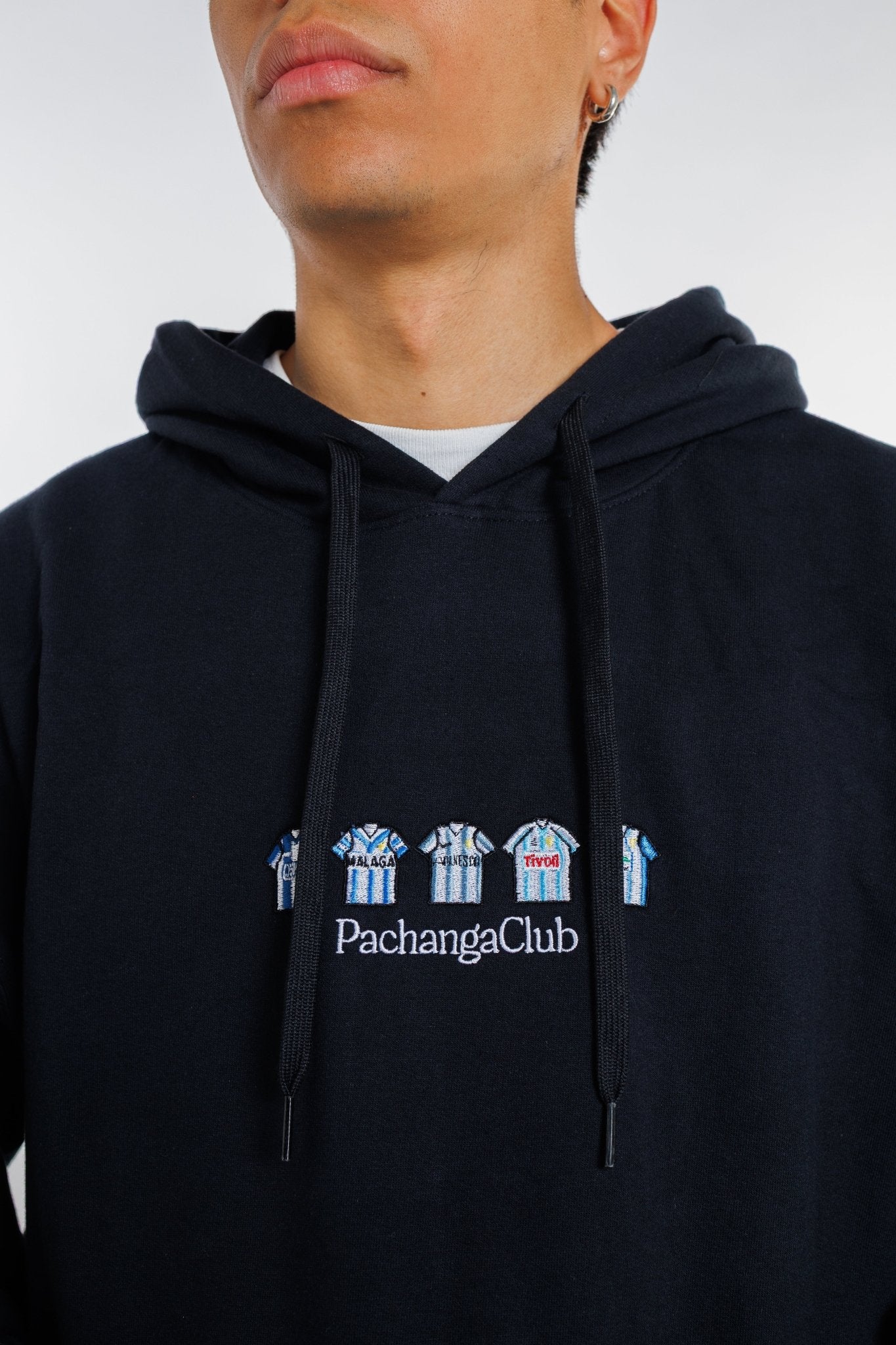 Sudadera Equipaciones Históricas Malaguistas - Negro - Pachanga Club
