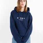 Sudadera Equipaciones Históricas Merengues - Azul Marino - Pachanga Club