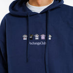 Sudadera Equipaciones Históricas Merengues - Azul Marino - Pachanga Club
