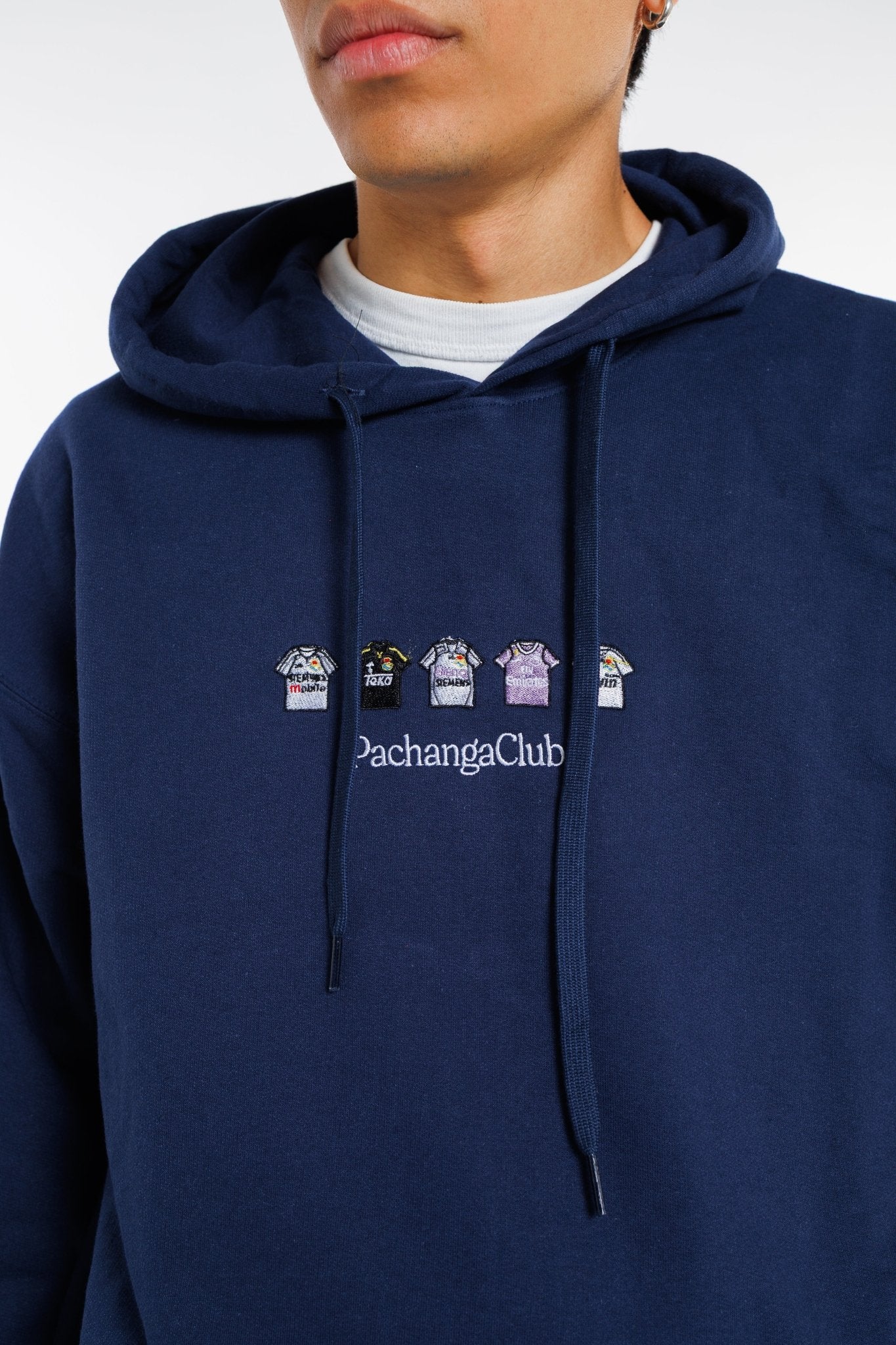 Sudadera Equipaciones Históricas Merengues - Azul Marino - Pachanga Club