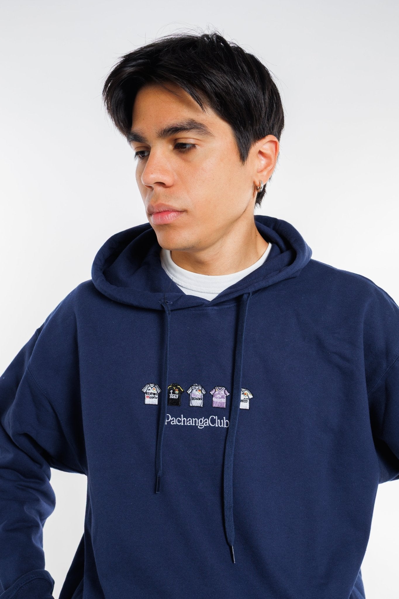 Sudadera Equipaciones Históricas Merengues - Azul Marino - Pachanga Club