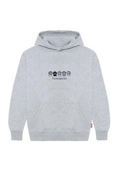 Sudadera Equipaciones Históricas Merengues - Gris - Pachanga Club