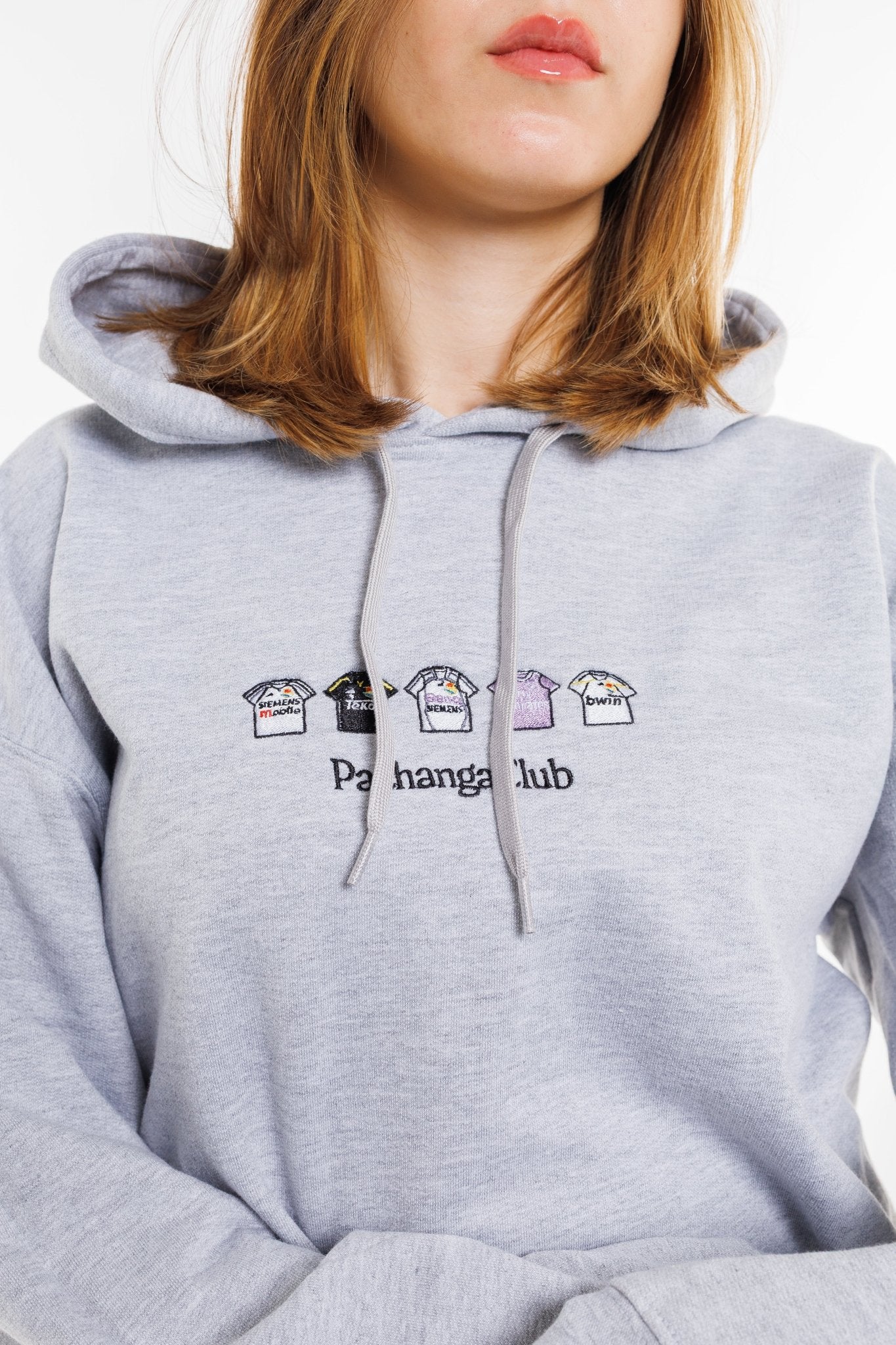 Sudadera Equipaciones Históricas Merengues - Gris - Pachanga Club