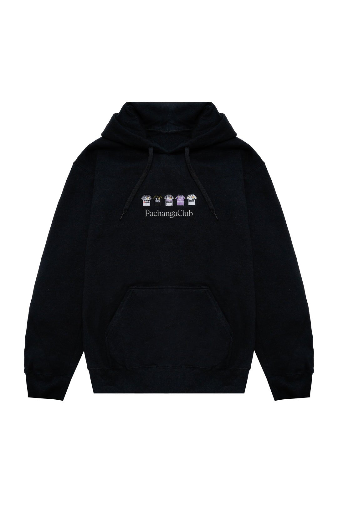 Sudadera Equipaciones Históricas Merengues - Negro - Pachanga Club