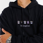Sudadera Equipaciones Históricas Merengues - Negro - Pachanga Club