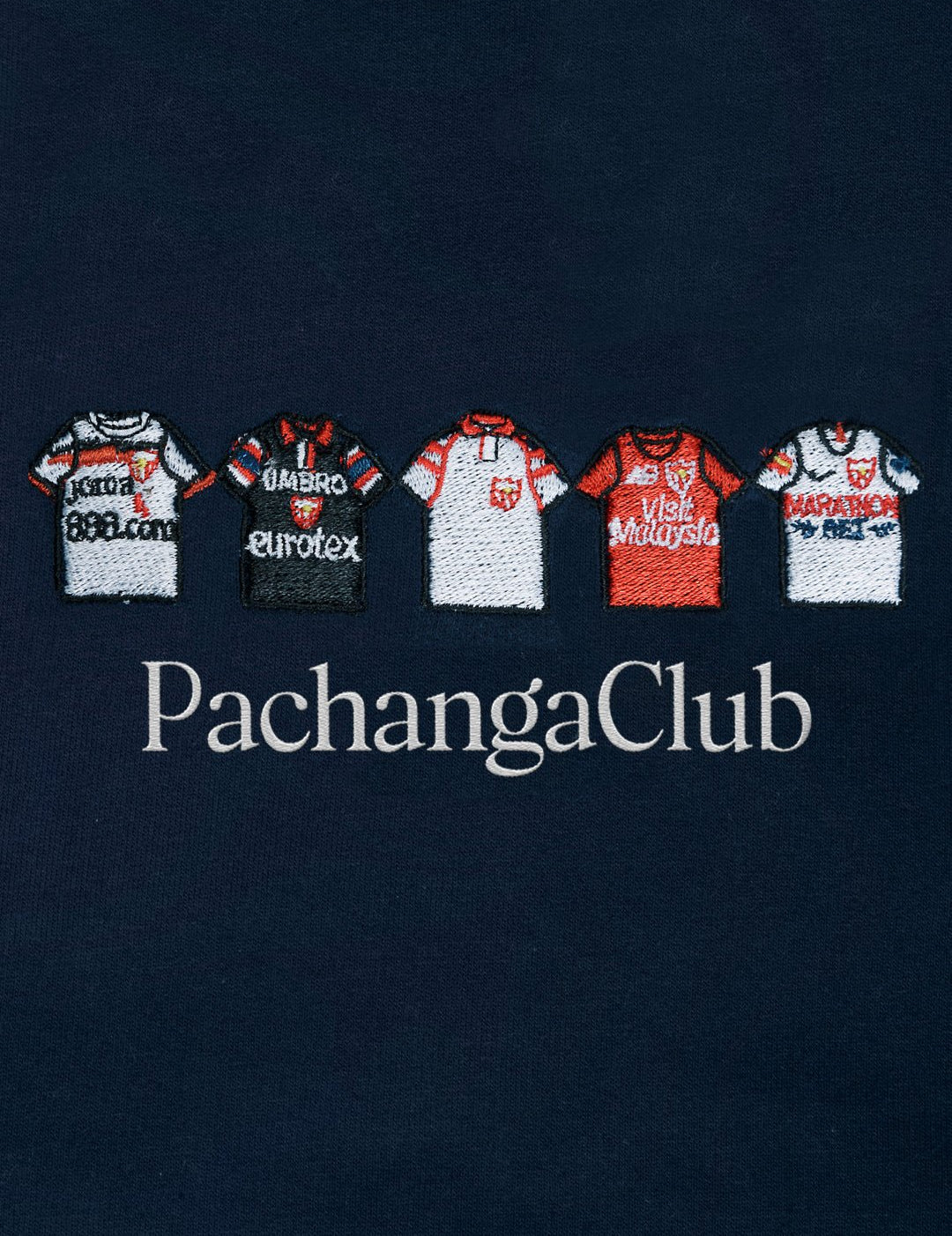 Sudadera Equipaciones Históricas Sevillistas - Azul Marino - Pachanga Club