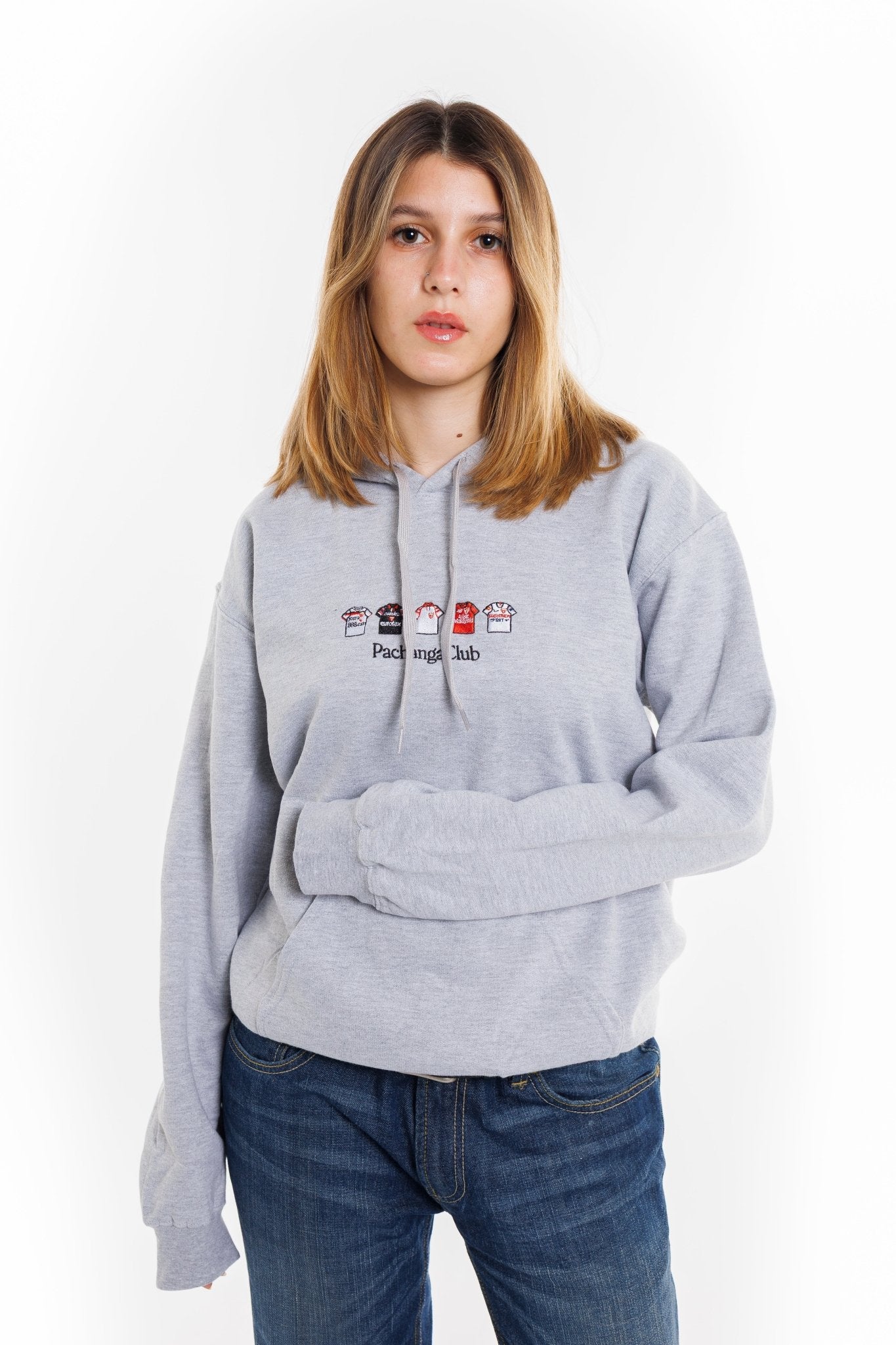 Sudadera Equipaciones Históricas Sevillistas - Gris - Pachanga Club
