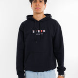 Sudadera Equipaciones Históricas Sevillistas - Negro - Pachanga Club