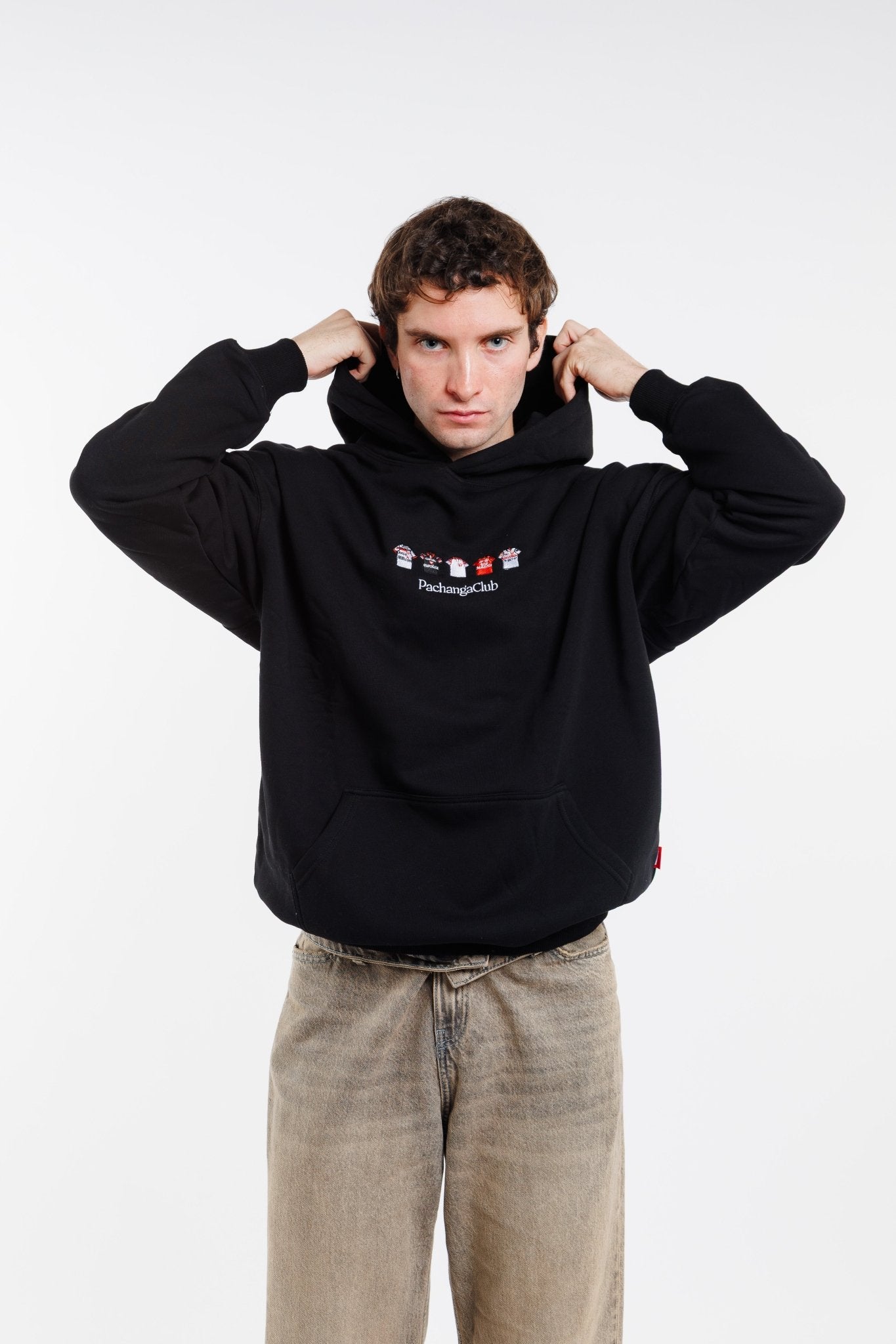 Sudadera Equipaciones Históricas Sevillistas - Negro - Pachanga Club