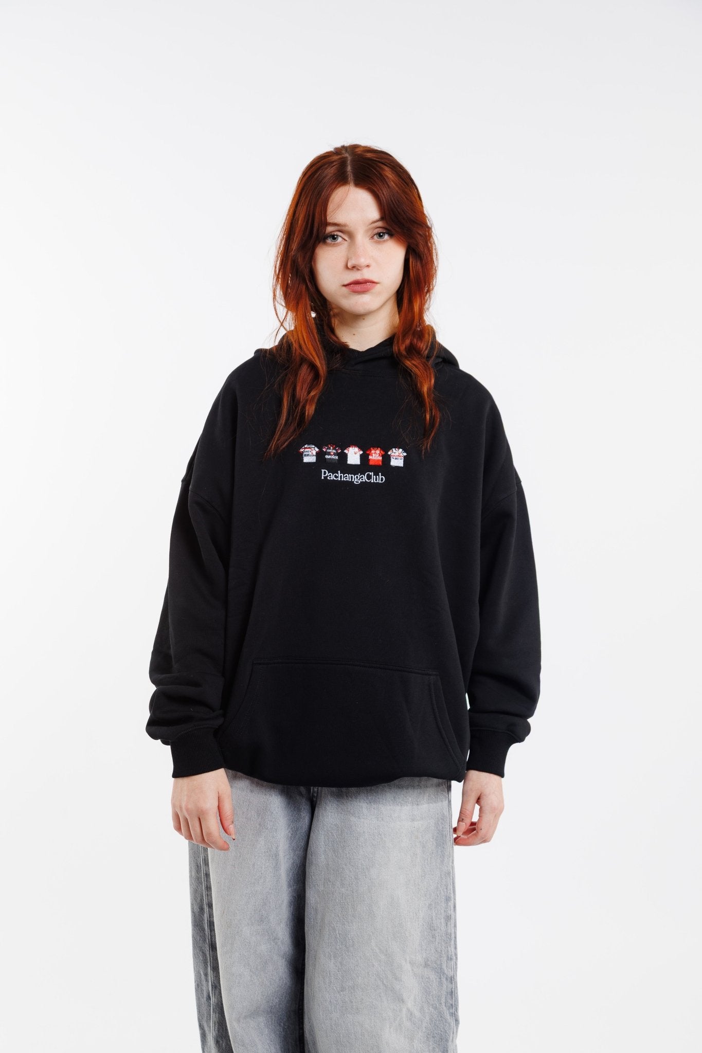 Sudadera Equipaciones Históricas Sevillistas - Negro - Pachanga Club