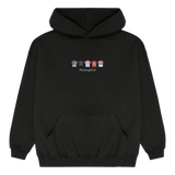 Sudadera Equipaciones Históricas Sevillistas - Negro - Pachanga Club