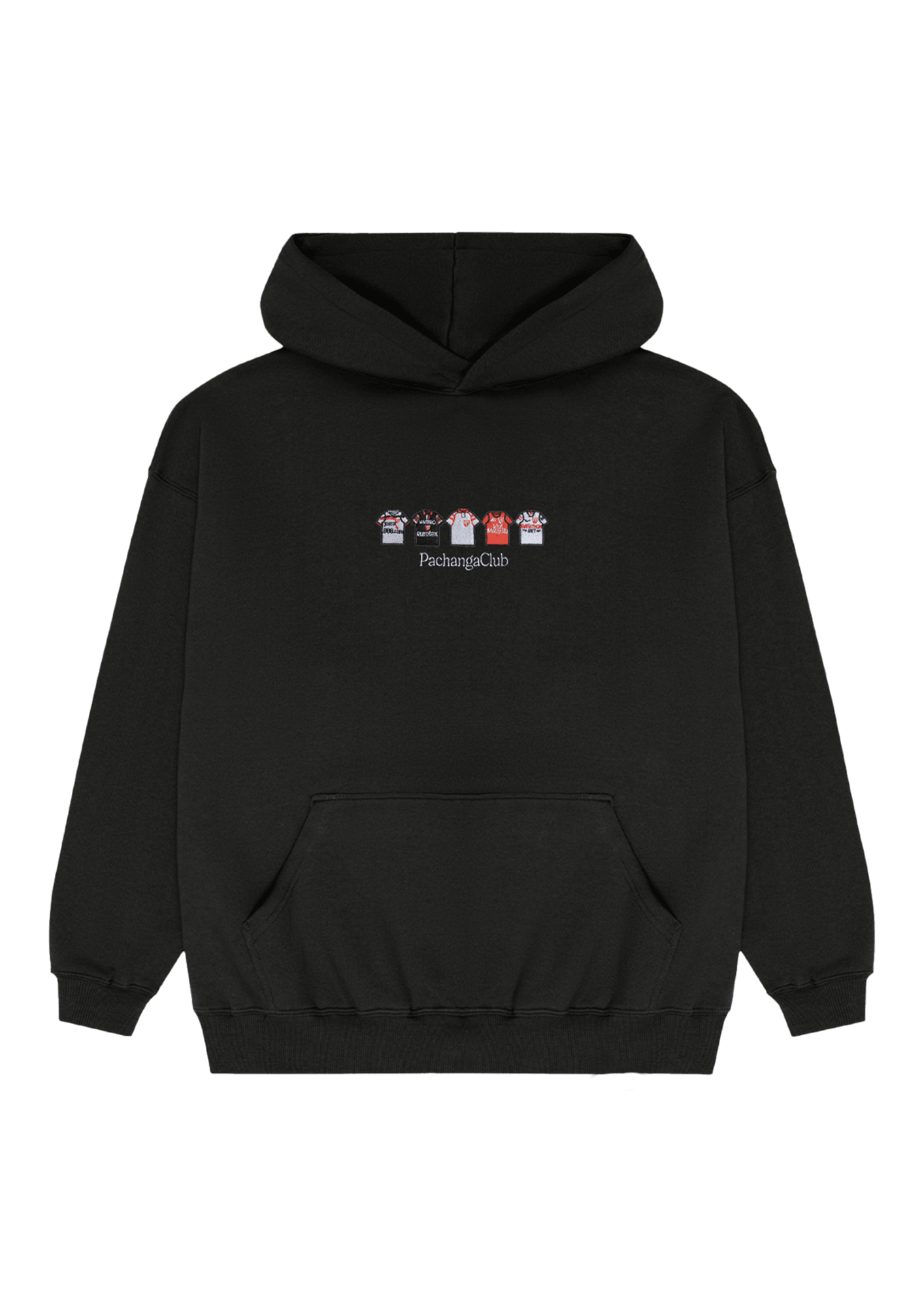 Sudadera Equipaciones Históricas Sevillistas - Negro - Pachanga Club