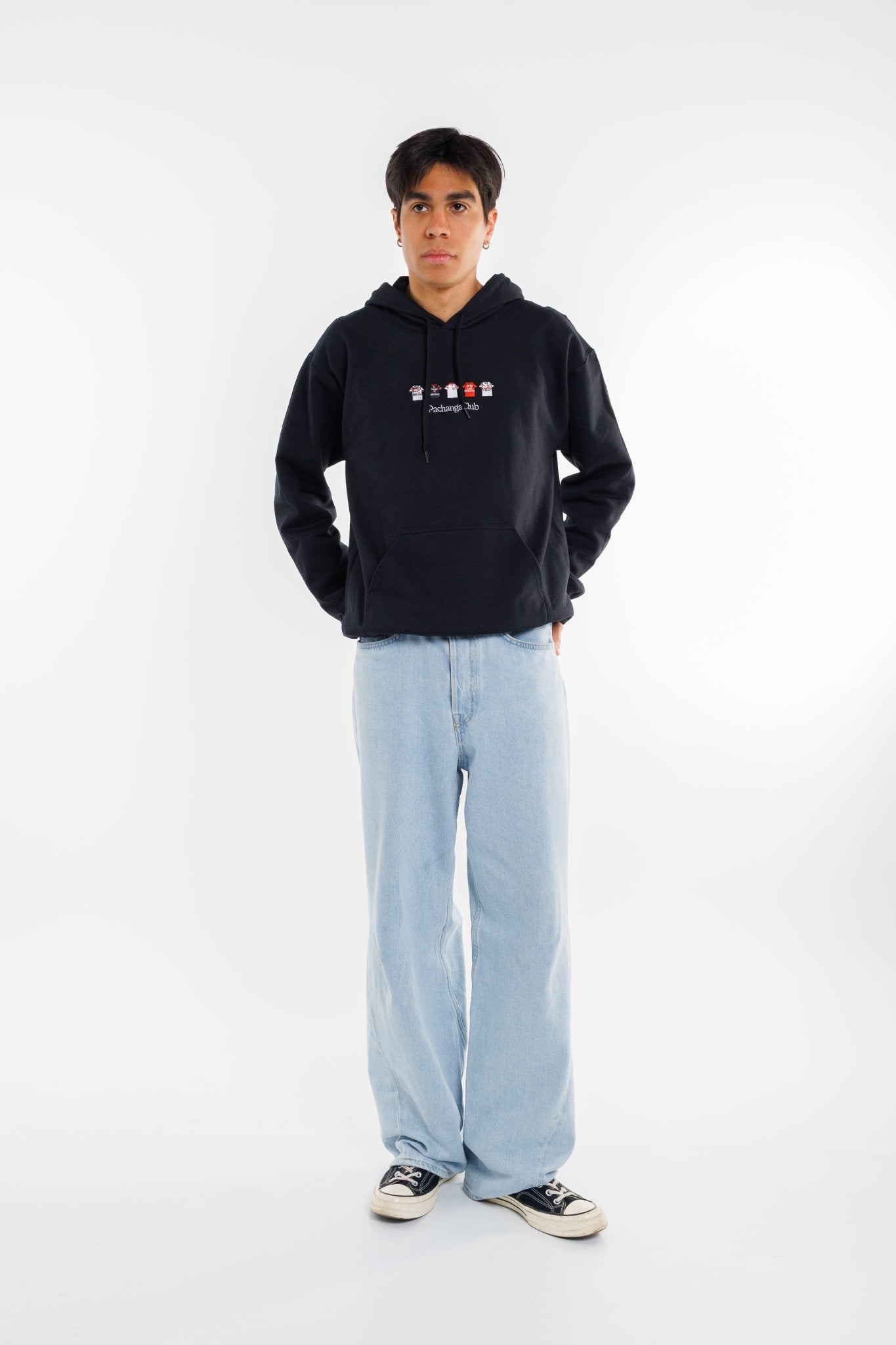 Sudadera Equipaciones Históricas Sevillistas - Negro - Pachanga Club