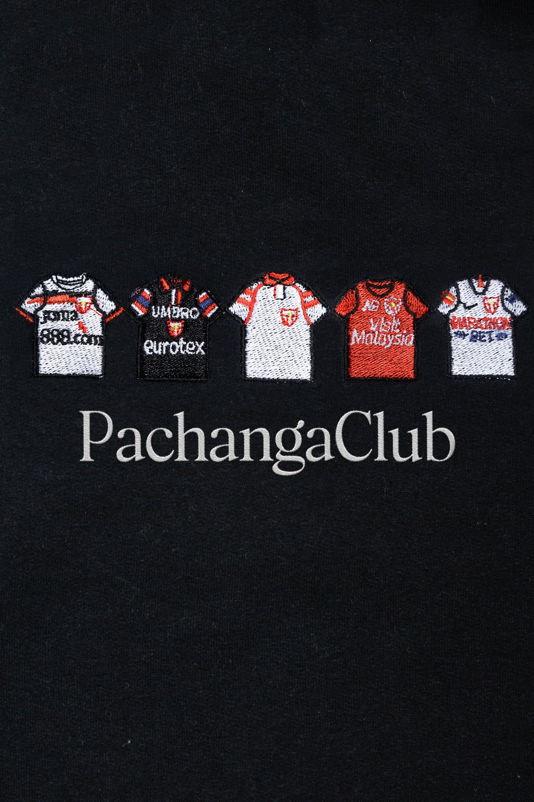Sudadera Equipaciones Históricas Sevillistas - Negro - Pachanga Club