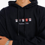 Sudadera Equipaciones Históricas Sevillistas - Negro - Pachanga Club