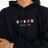 Sudadera Equipaciones Históricas Sevillistas - Negro - Pachanga Club