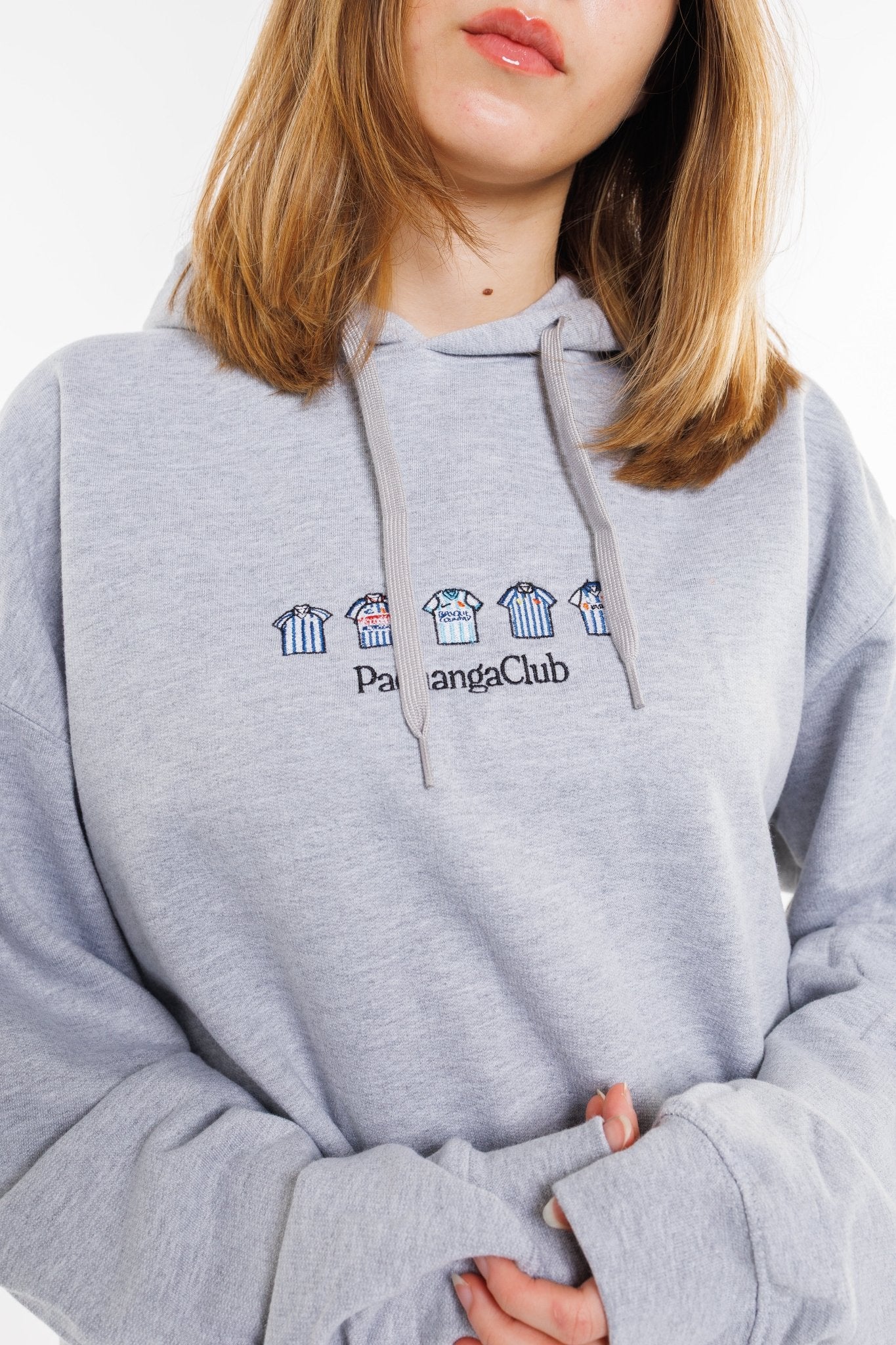 Sudadera Equipaciones Históricas Txuriurdines - Gris - Pachanga Club