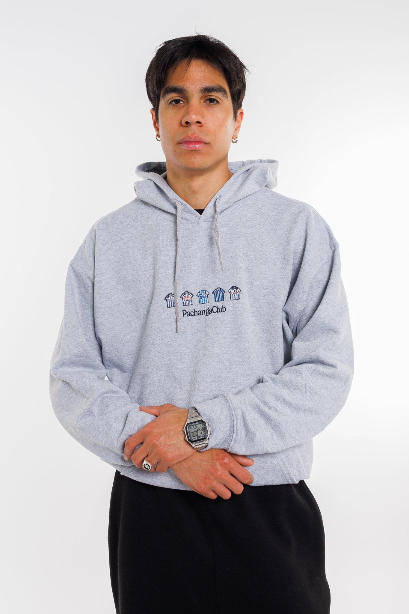 Sudadera Equipaciones Históricas Txuriurdines - Gris - Pachanga Club