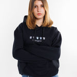 Sudadera Equipaciones Históricas Txuriurdines - Negro - Pachanga Club
