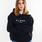 Sudadera Equipaciones Históricas Txuriurdines - Negro - Pachanga Club
