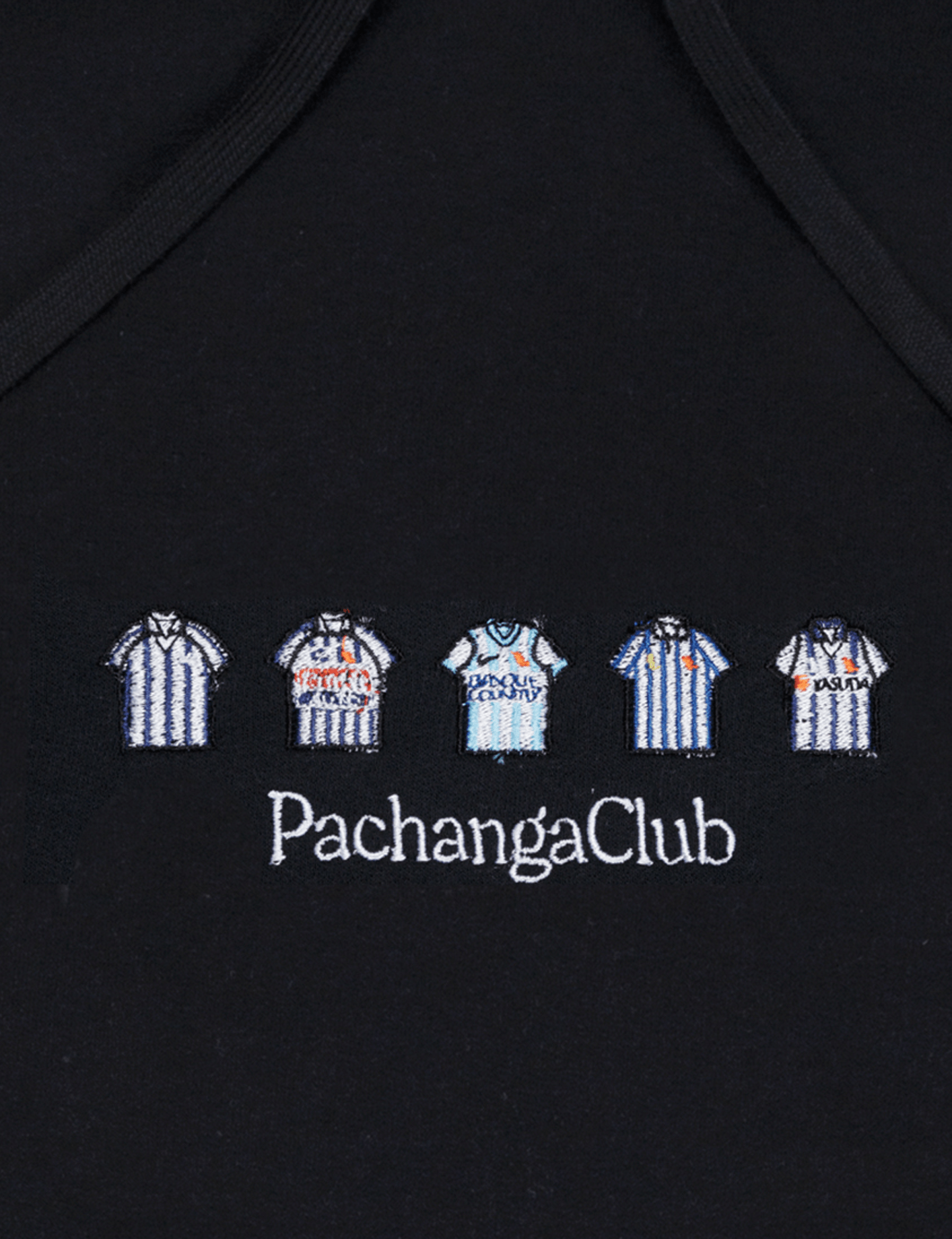 Sudadera Equipaciones Históricas Txuriurdines - Negro - Pachanga Club