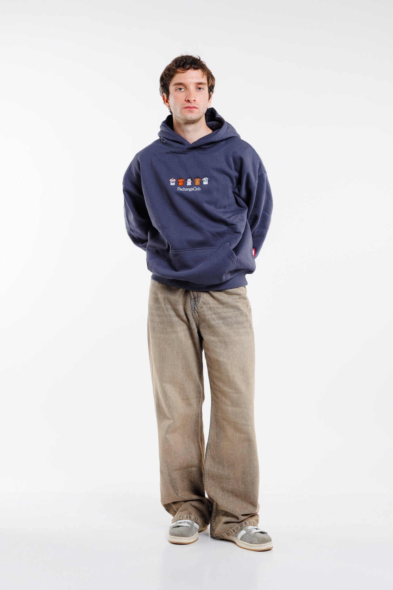 Sudadera Equipaciones Históricas Valencianistas - Azul Marino - Pachanga Club