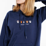 Sudadera Equipaciones Históricas Valencianistas - Azul Marino - Pachanga Club