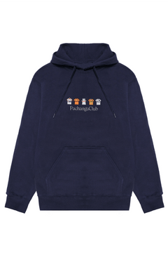 Sudadera Equipaciones Históricas Valencianistas - Azul Marino - Pachanga Club