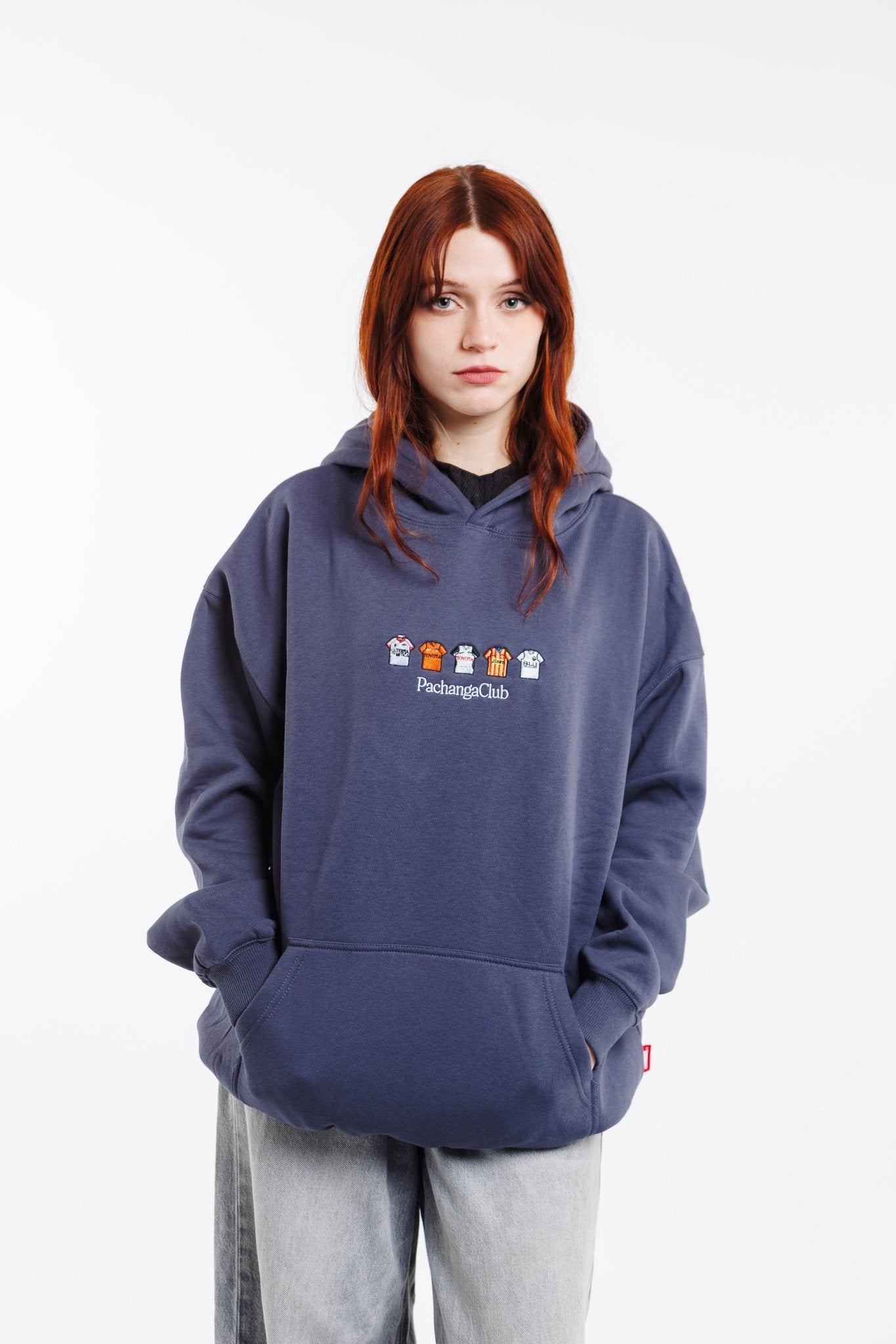 Sudadera Equipaciones Históricas Valencianistas - Azul Marino - Pachanga Club