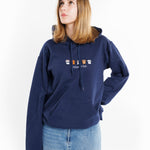 Sudadera Equipaciones Históricas Valencianistas - Azul Marino - Pachanga Club