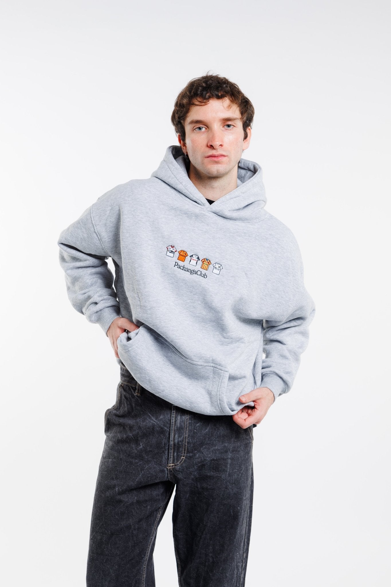 Sudadera Equipaciones Históricas Valencianistas - Gris - Pachanga Club