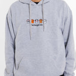 Sudadera Equipaciones Históricas Valencianistas - Gris - Pachanga Club