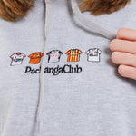 Sudadera Equipaciones Históricas Valencianistas - Gris - Pachanga Club