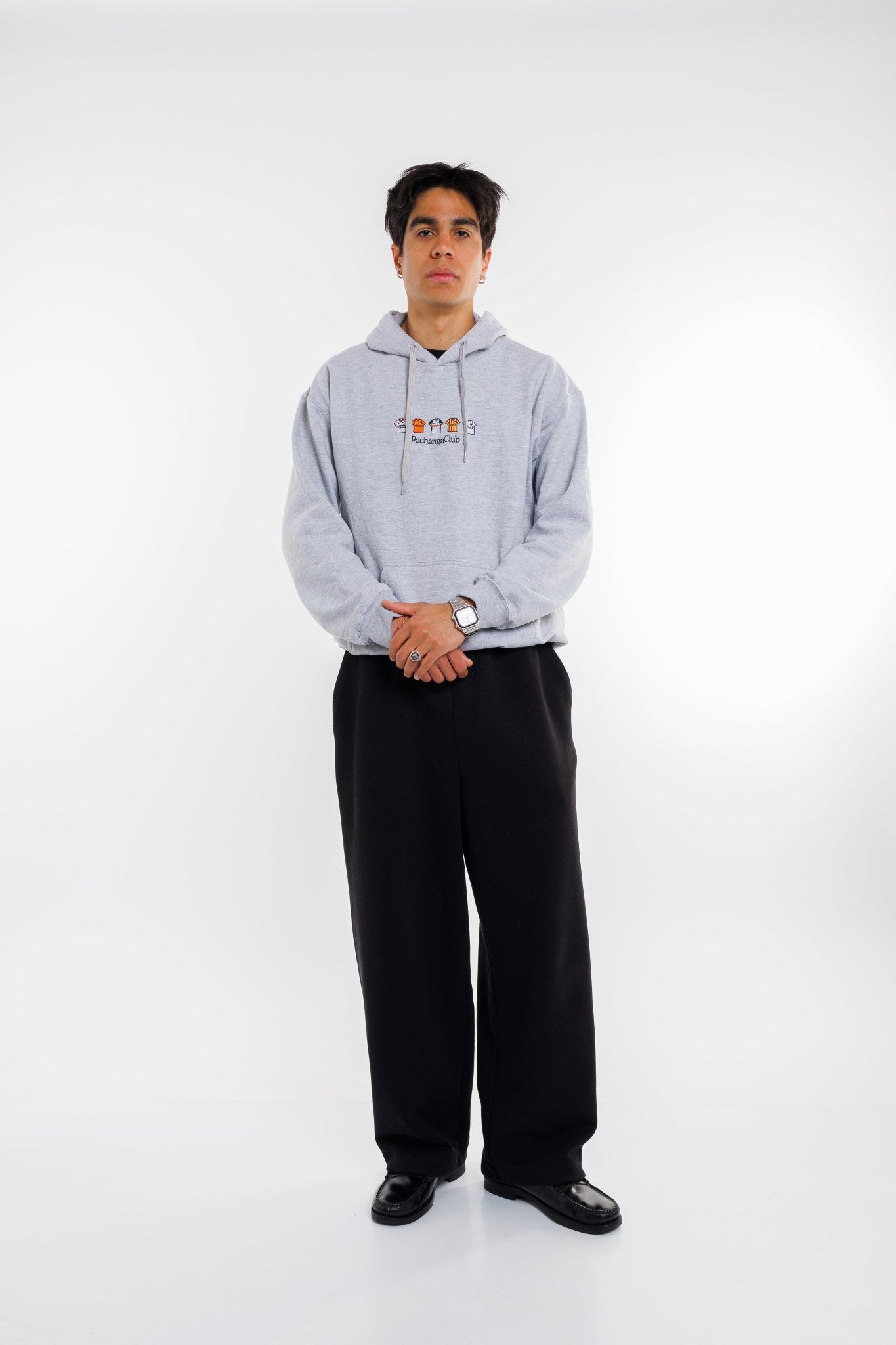 Sudadera Equipaciones Históricas Valencianistas - Gris - Pachanga Club