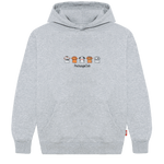 Sudadera Equipaciones Históricas Valencianistas - Gris - Pachanga Club