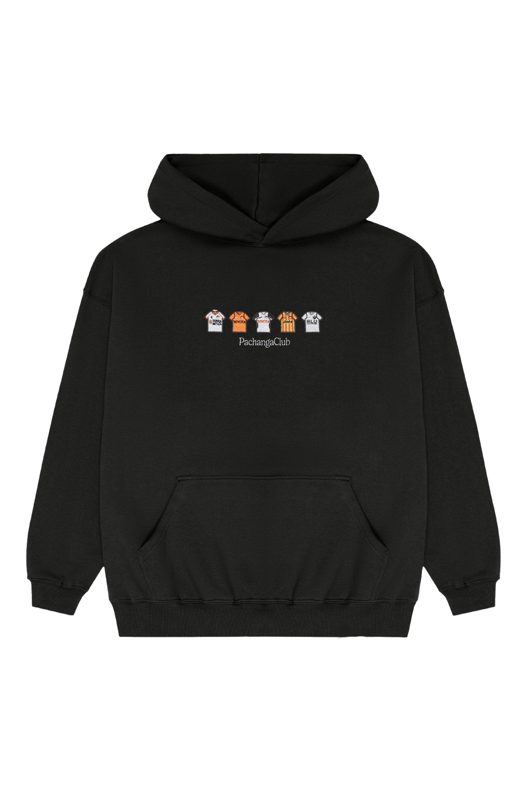 Sudadera Equipaciones Históricas Valencianistas - Negro - Pachanga Club