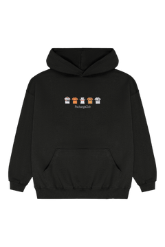 Sudadera Equipaciones Históricas Valencianistas - Negro - Pachanga Club