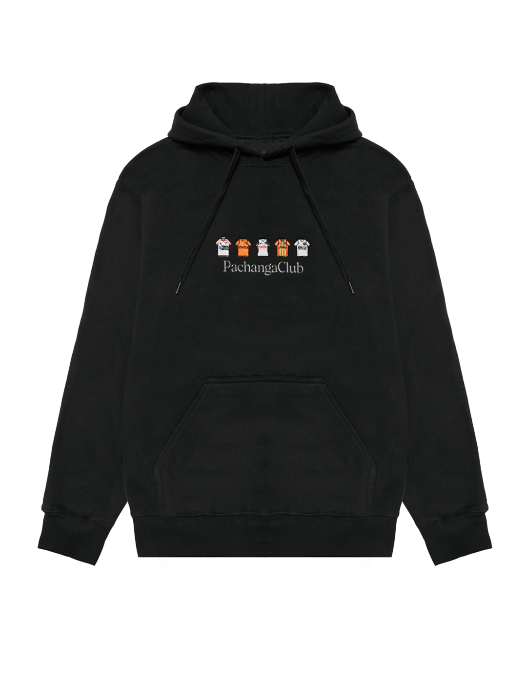 Sudadera Equipaciones Históricas Valencianistas - Negro - Pachanga Club