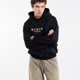 Sudadera Equipaciones Históricas Valencianistas - Negro - Pachanga Club