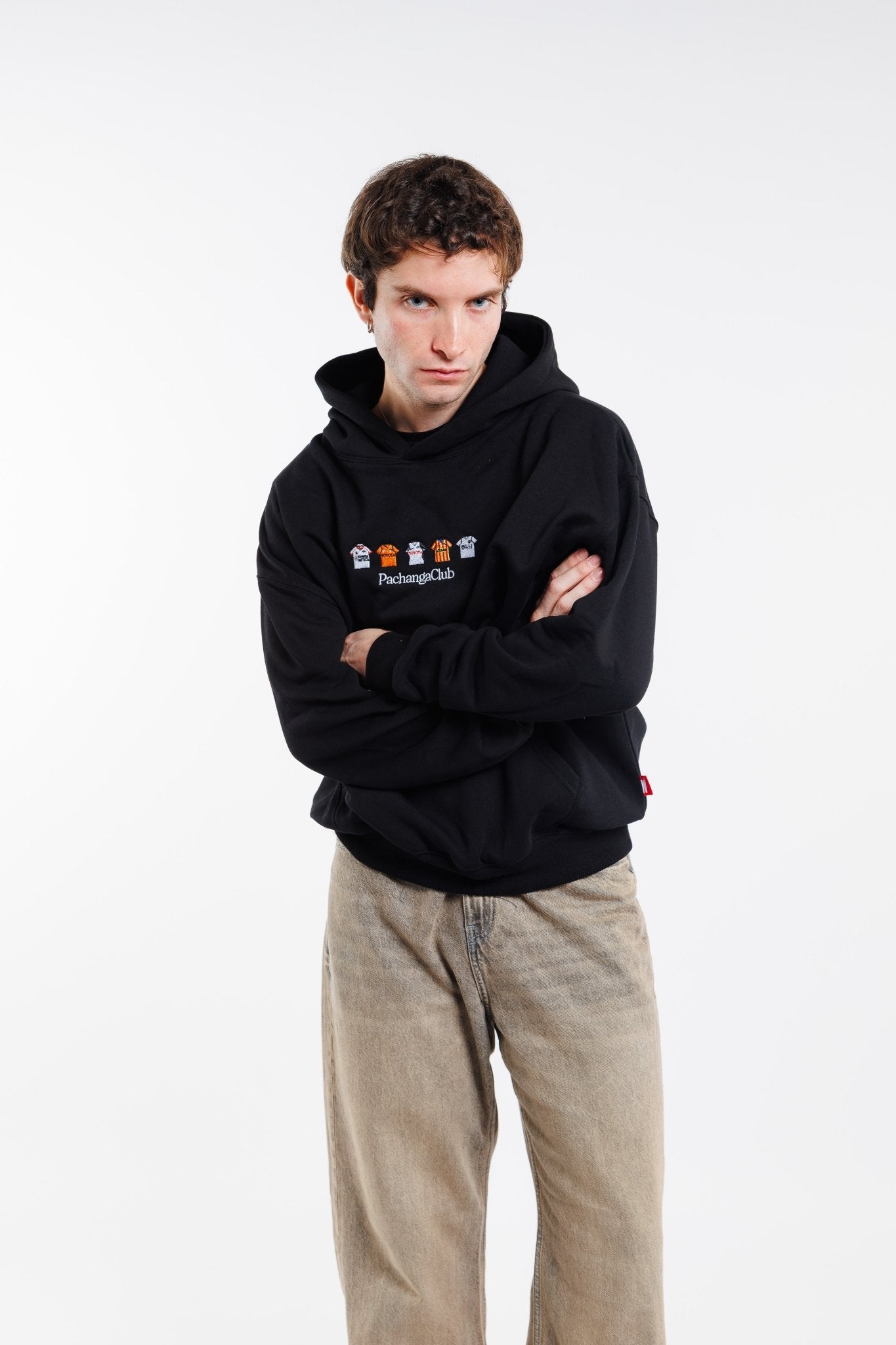 Sudadera Equipaciones Históricas Valencianistas - Negro - Pachanga Club