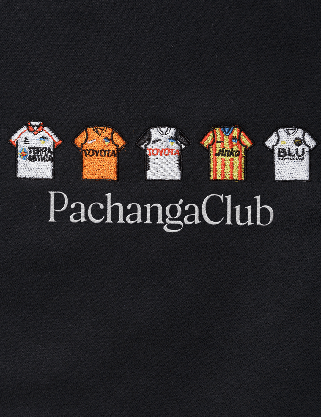 Sudadera Equipaciones Históricas Valencianistas - Negro - Pachanga Club