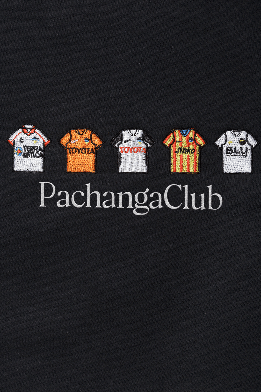 Sudadera Equipaciones Históricas Valencianistas - Negro - Pachanga Club