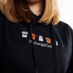 Sudadera Equipaciones Históricas Valencianistas - Negro - Pachanga Club