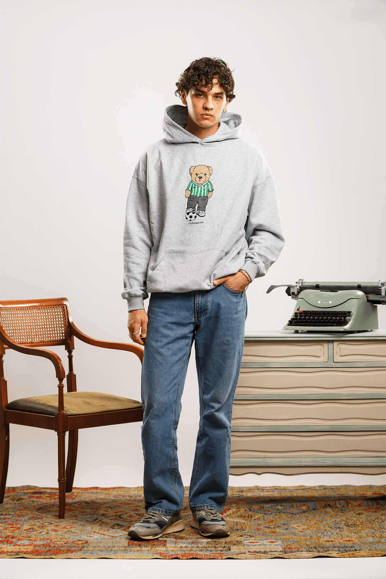 Sudadera "Pacho Bético" - Gris - Pachanga Club