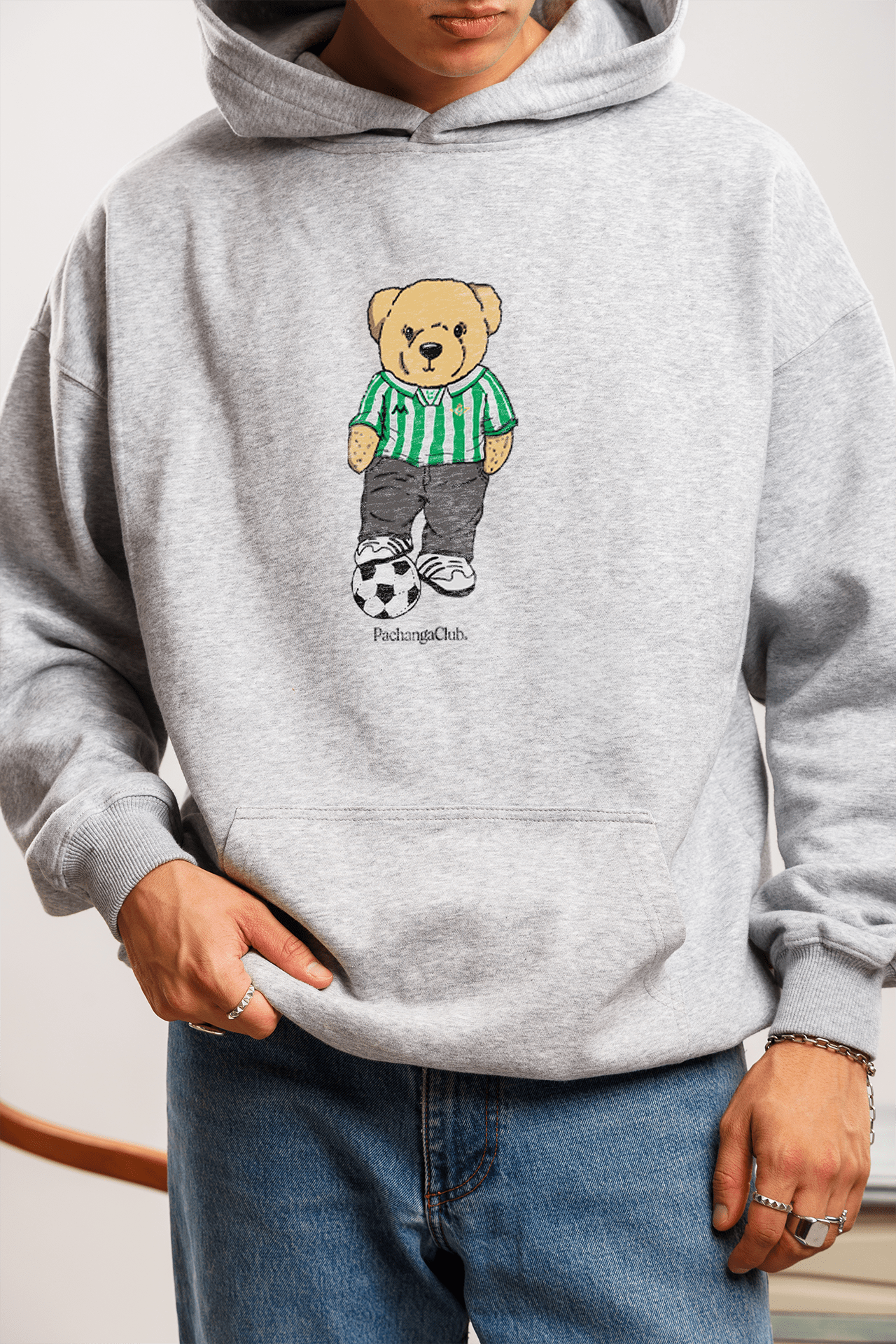 Sudadera "Pacho Bético" - Gris - Pachanga Club
