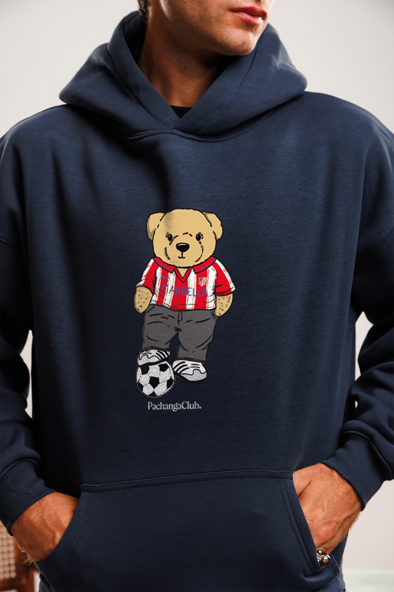 Sudadera "Pacho Colchonero" - Azul Marino - Pachanga Club