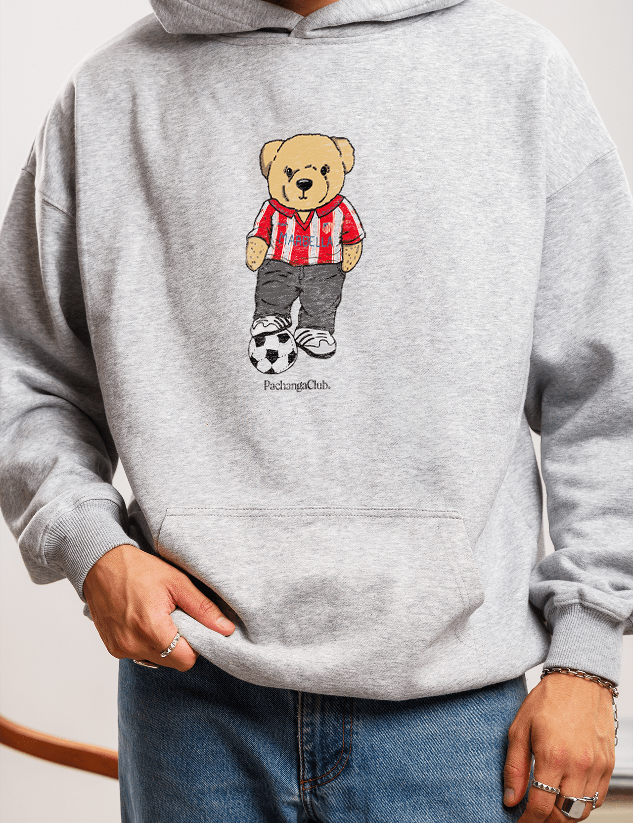 Sudadera "Pacho Colchonero" - Gris - Pachanga Club