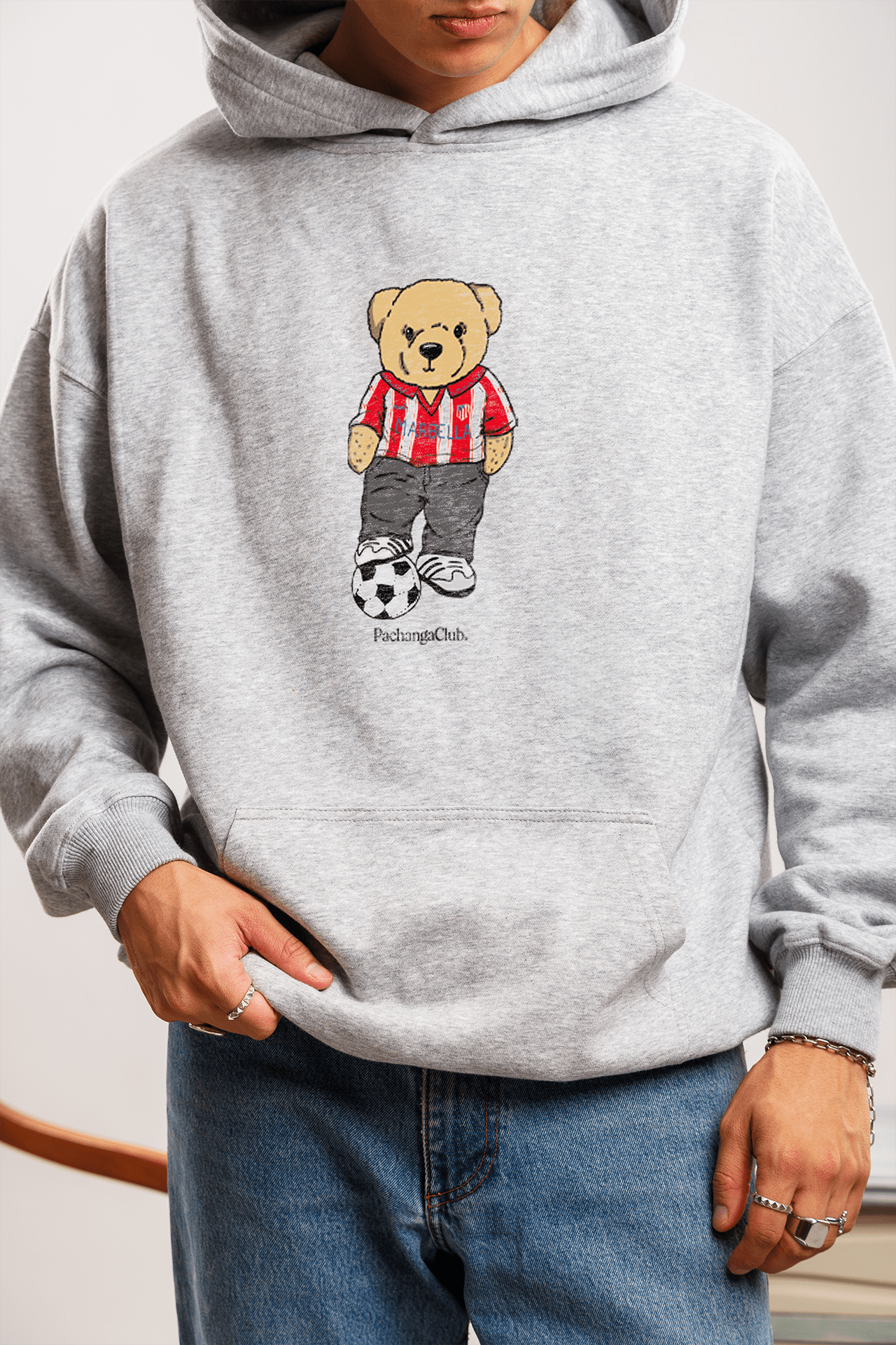 Sudadera "Pacho Colchonero" - Gris - Pachanga Club